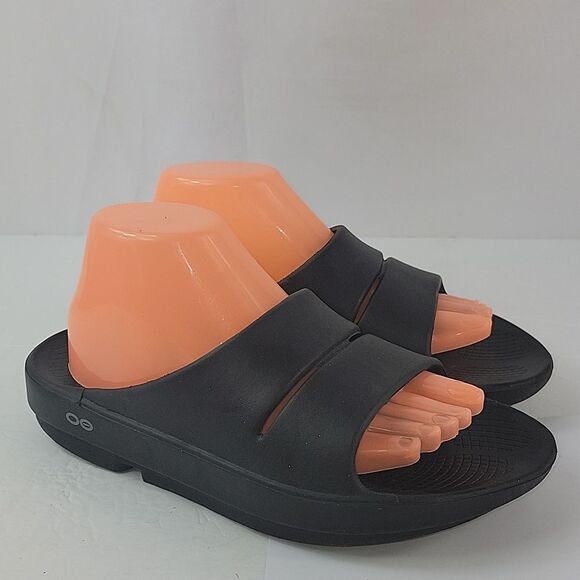 OOFOS OOaah Unisex Street Style Plain Shower Shoes - Picture 1 of 13